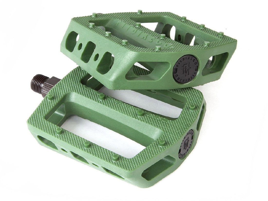 Army green 2024 mtb pedals