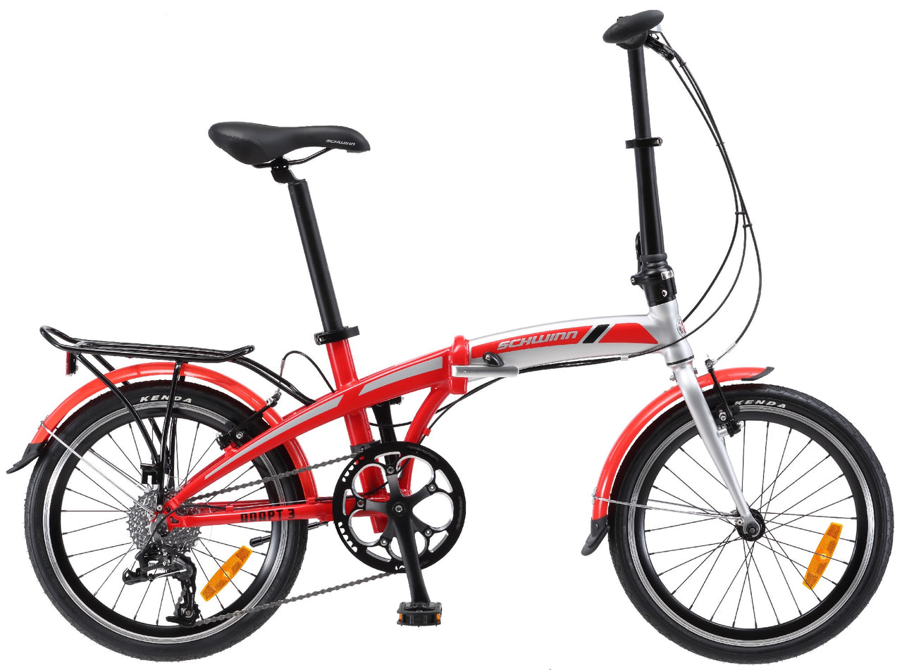 Schwinn Adapt 3 Folding Bike Red 2023