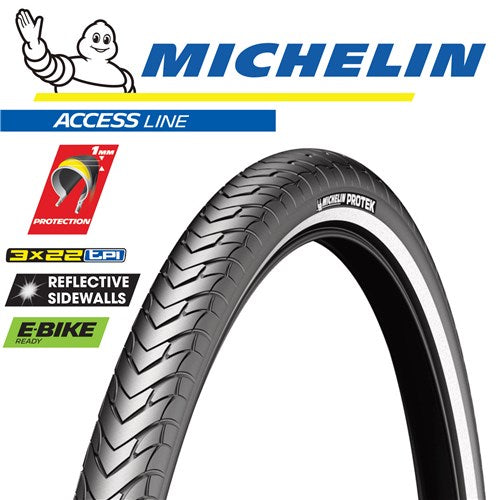 Michelin Protek Access Line 700 X 35c Wire Bead Tyre [sz:700 Width:35]