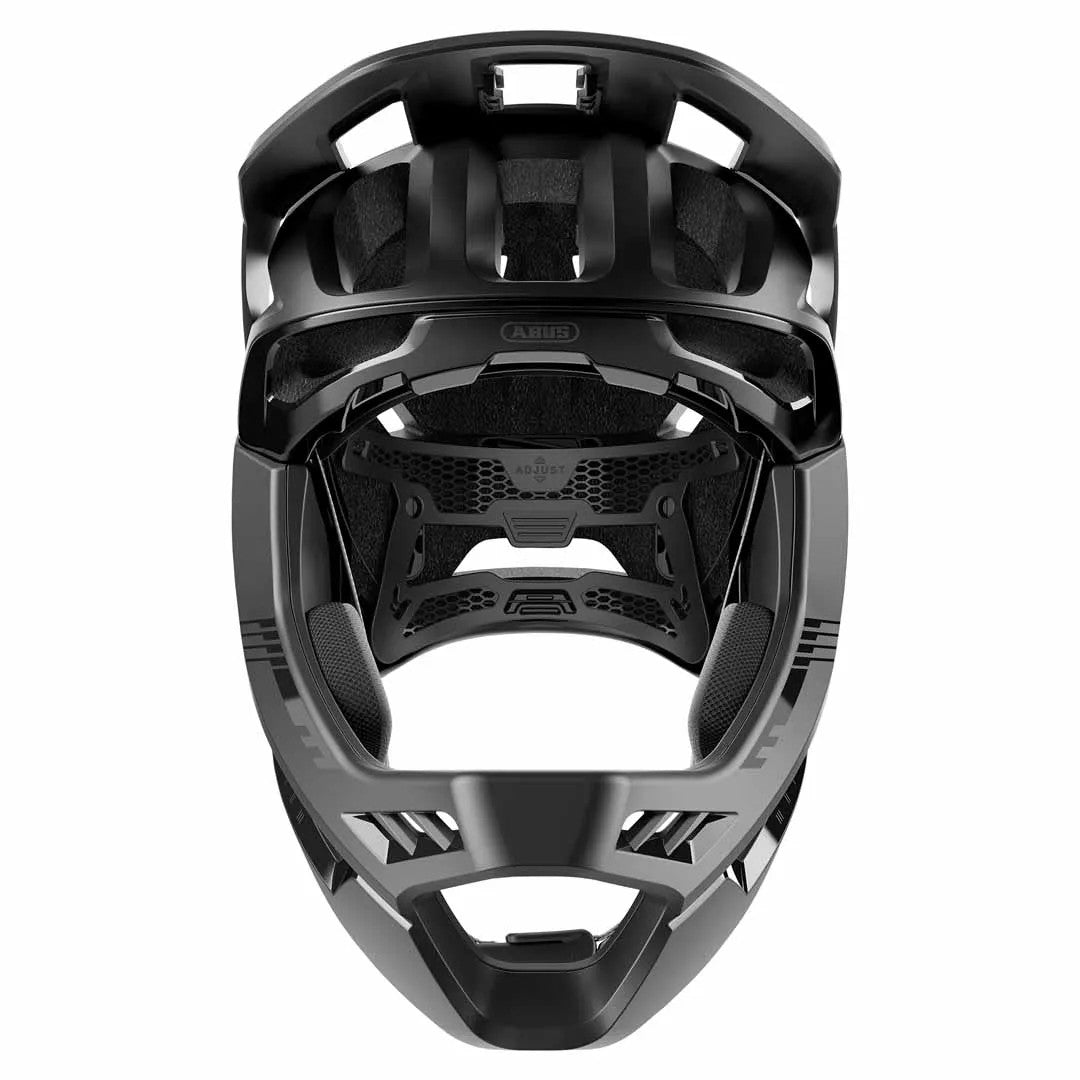Abus Targon Mips Convertible Full Face Helmet [sz:md Col:velvet Black]