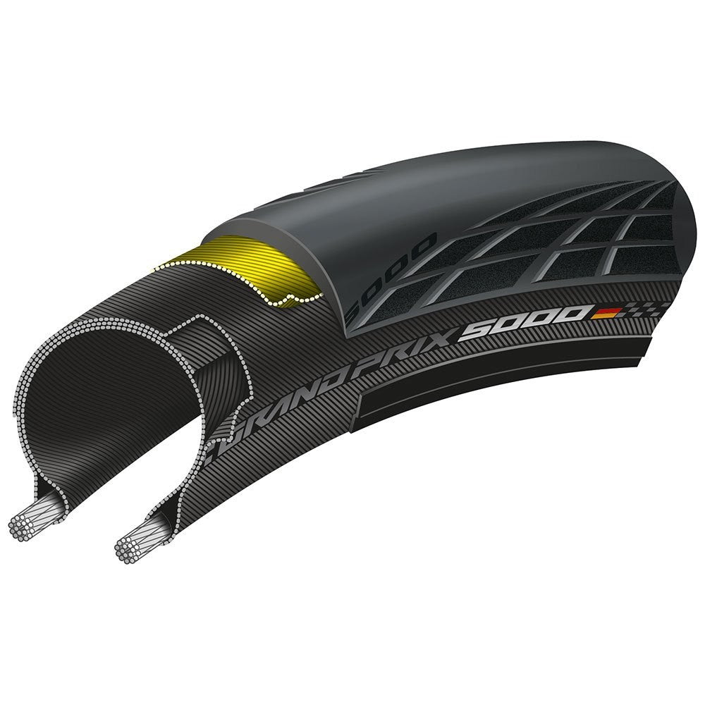 Continental Gp5000 E50 Tyre Black [sz:700 Width:30 Type:folding]