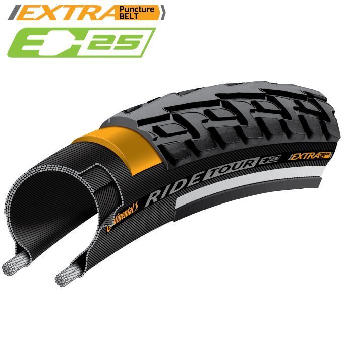 Continental Ride Tour Tyre [sz:700 Width:32 Type:wire Bead]