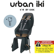 Urban Iki Rear Baby Seat Easyfix Black/brown [col:black/brown Type:rear]
