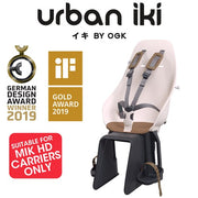 Urban Iki Rear Baby Seat Mik Hd Pink/brown