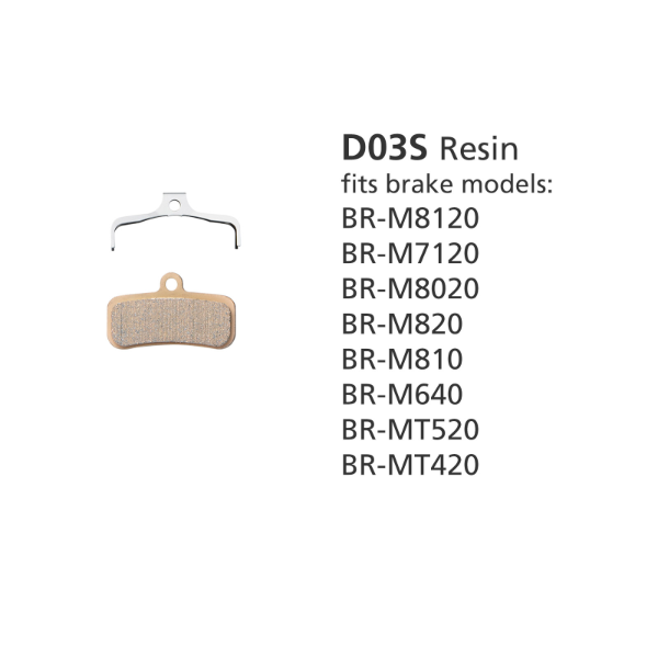 Shimano Disc Brake Pads D03s-rx Resin