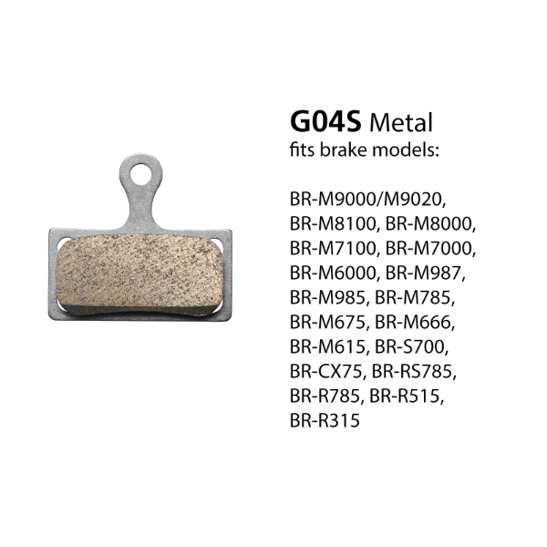 Shimano Disc Brake Pads G04s Xt M8000 Metal [type:pads - Disc]
