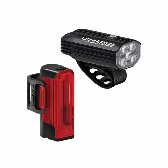 Lezyne Fusion Drive Pro/strip Drive 600/300 Light Combo Rechargeable