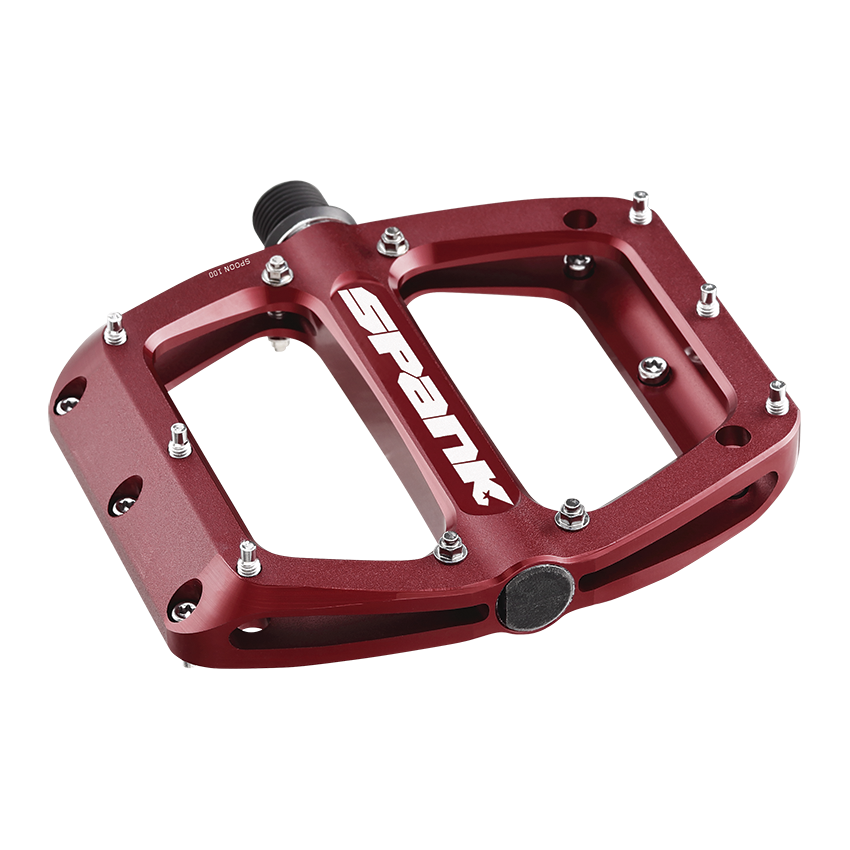 Spank Spoon 110 Flat Pedals Large [col:red]