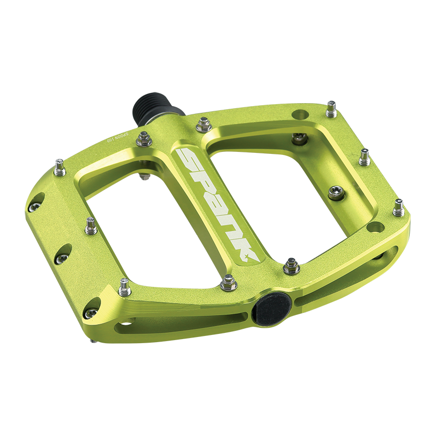 Spank Spoon 110 Flat Pedals Large [col:green]