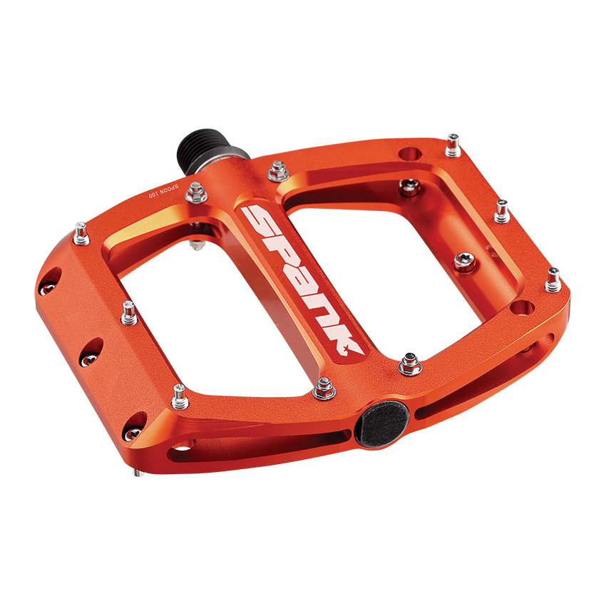 Spank Spoon 110 Flat Pedals Large [col:orange]
