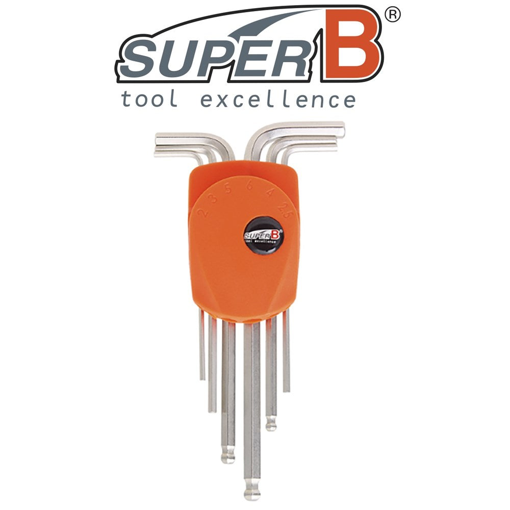 Super B Hex Wrench Set Stubby 6pc