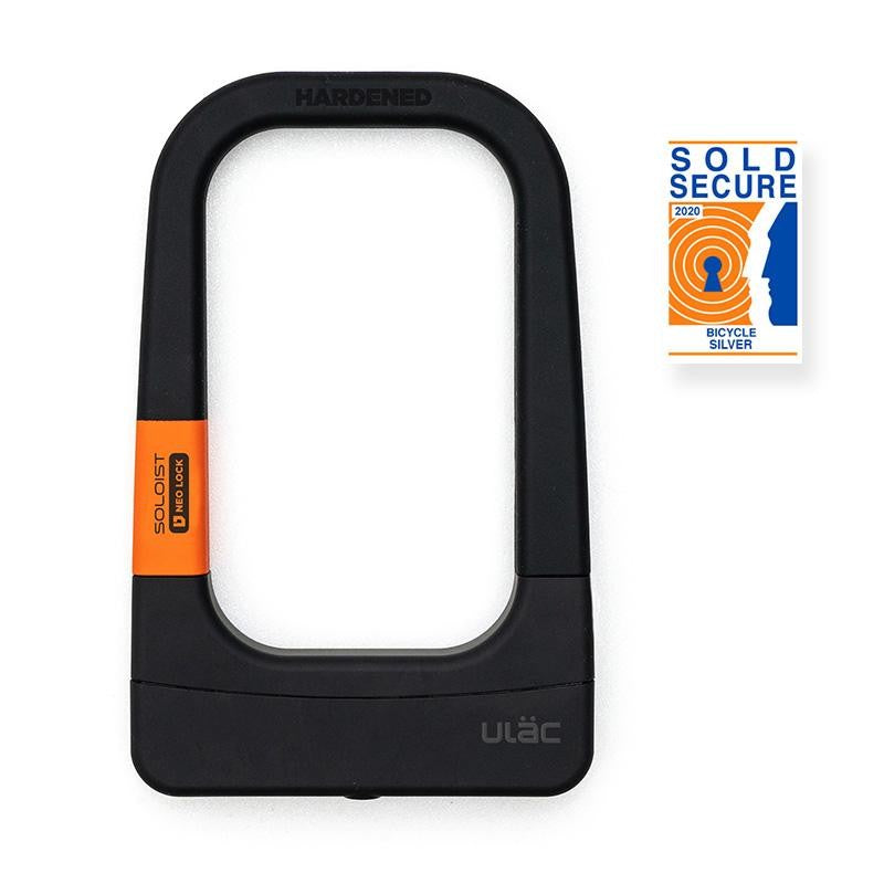 Ulac Soloist Steel U Lock [col:black/orange]