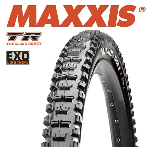 Maxxis Minion Dhr Ii 27.5 X 2.4 Wt Exo Tr E-25 60tpi Folding Tyre