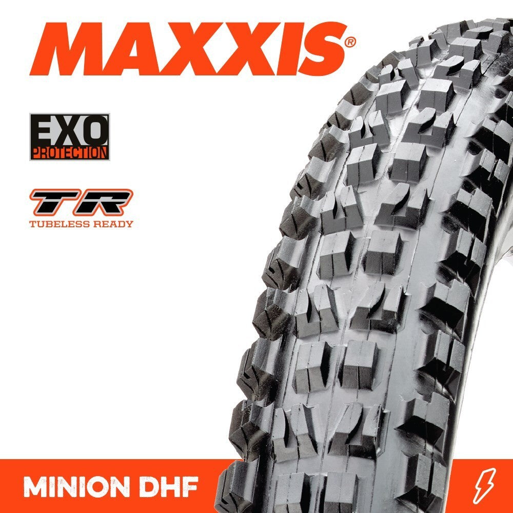 Maxxis Minion Dhf 27.5 X 2.60 Exo Tr E-25 60tpi Folding Tyre
