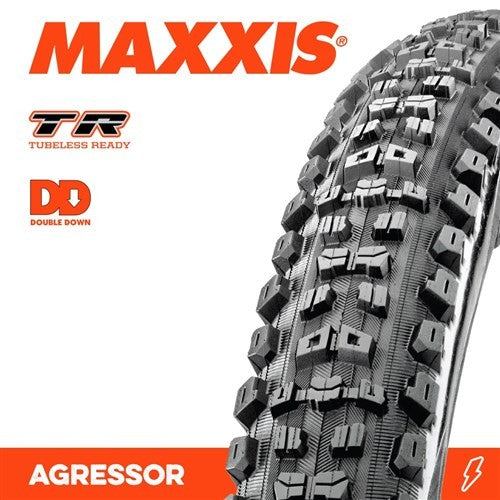 Maxxis Aggressor 29 X 2.5 Wt Dd Tr E-25 120x2tpi Folding Tyre [sz:29 Width:2.5]