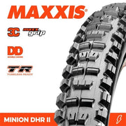 Maxxis Minion Dhr Ii 29x2.40 Wt 3c Dd Tr E-25 Folding Tyre