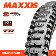 Maxxis Minion Dhr Ii 3c Max Grip Exo Tr Tyre [sz:29 Width:2.40 Type:folding]