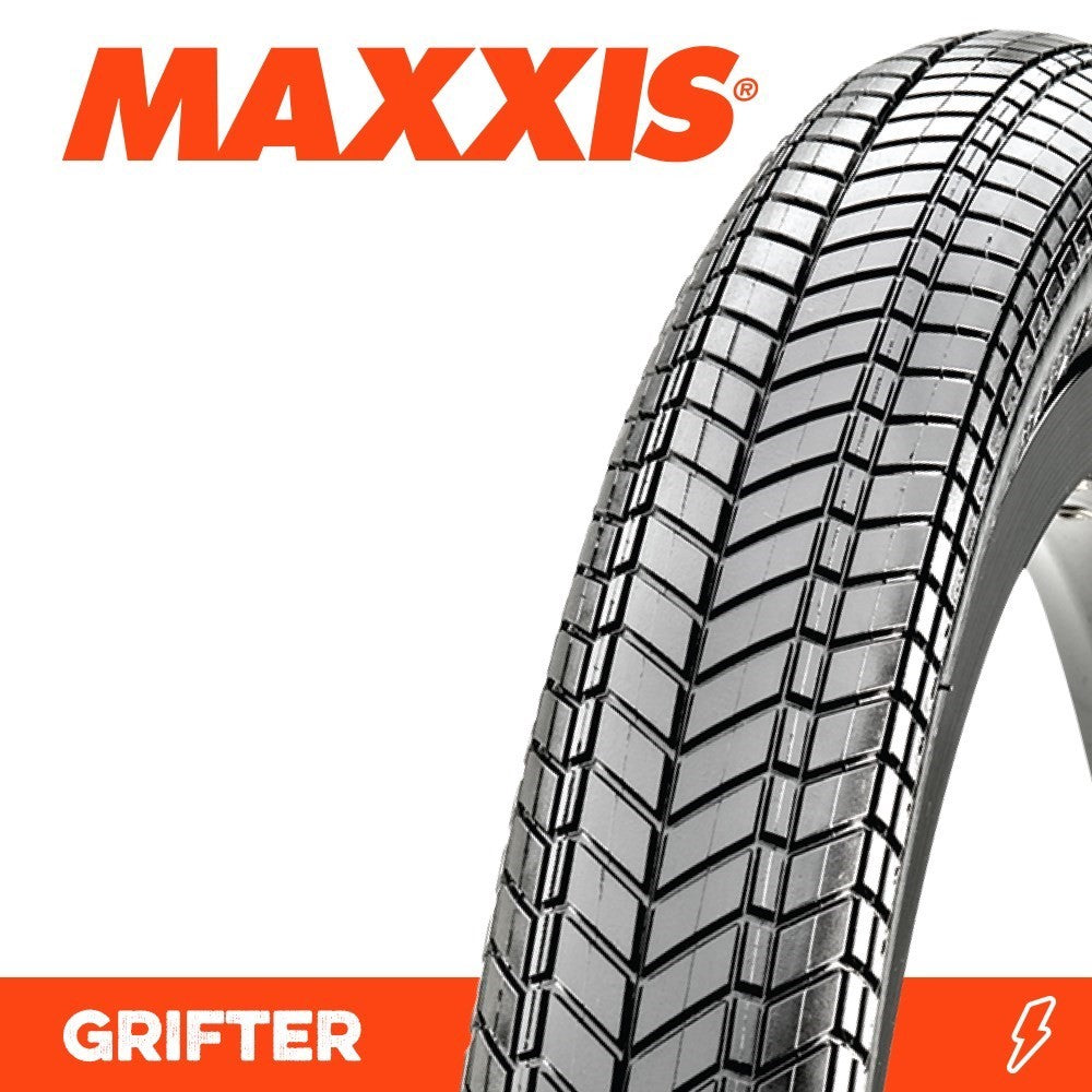 Maxxis Grifter 20 X 2.4 Black 60x2tpi Folding Tyre [sz:20 Width:2.4]