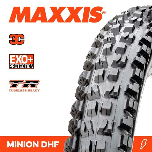 Maxxis Minion Dhf 29 X 2.5 Wt 3c Exo+ Folding Tyre [sz:29 Width:2.5]