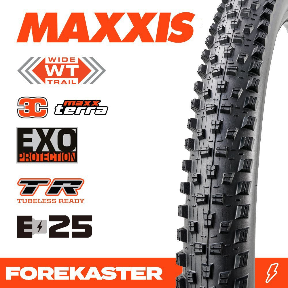 Maxxis Forekaster G2 Wt Exo Tr 27.5 X 2.40 Tyre [sz:27.5 Width:2.40 Type:folding]