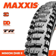 Maxxis Minion Dhr Ii 27.5x2.5 3c Maxx Terra Dd Tr Folding Tyre [sz:27.5 Width:2.5 Type:folding]
