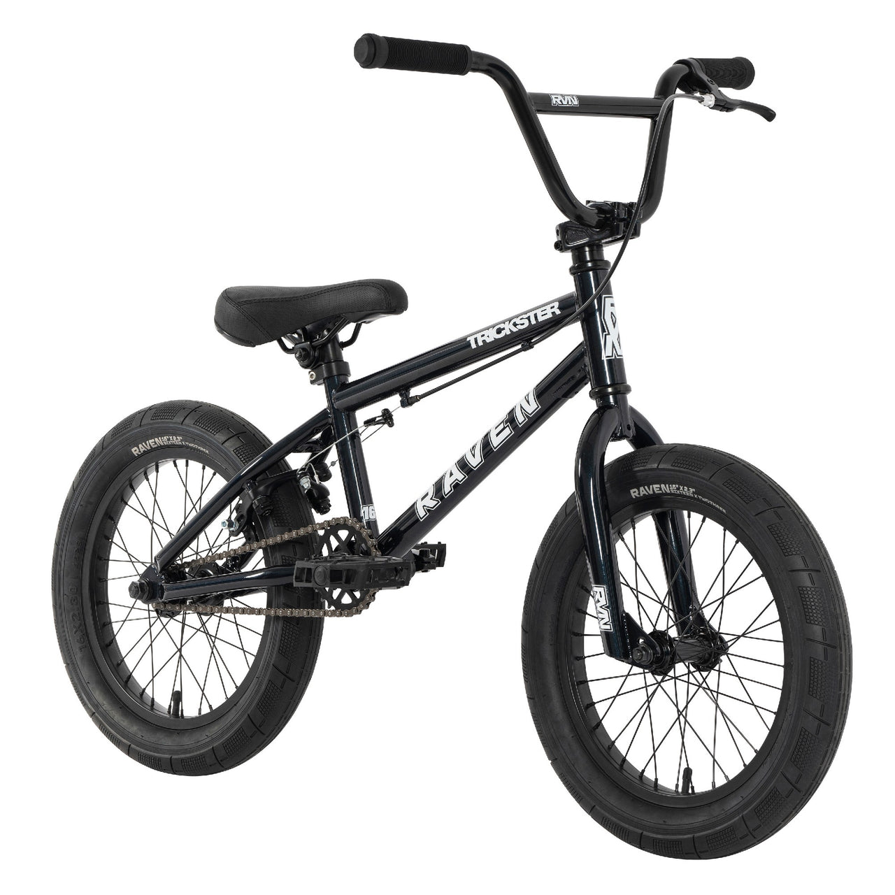 Raven Trickster 16 Gloss Black/white Graphics 2025