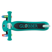 Globber Primo V2 3 Wheel Scooter Lights/griptape Emerald Green/mint