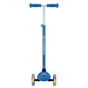 Globber Primo Plus With Lights Navy Blue/emerald Green 3 Wheel Scooter