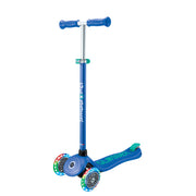 Globber Primo Plus With Lights Navy Blue/emerald Green 3 Wheel Scooter