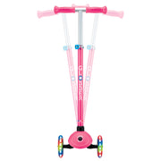 Globber Primo Plus With Lights Fuchsia Pink/sky Blue 3 Wheel Scooter