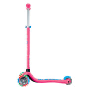 Globber Primo Plus With Lights Fuchsia Pink/sky Blue 3 Wheel Scooter