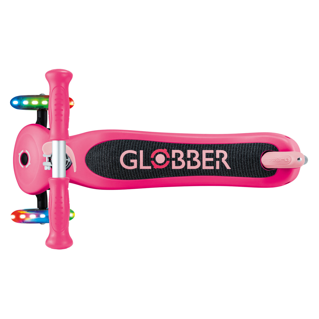 Globber Primo Lights V2 3 Wheel Scooter Fuchsia/pastel Pink