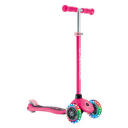 Globber Primo Lights V2 3 Wheel Scooter Fuchsia/pastel Pink