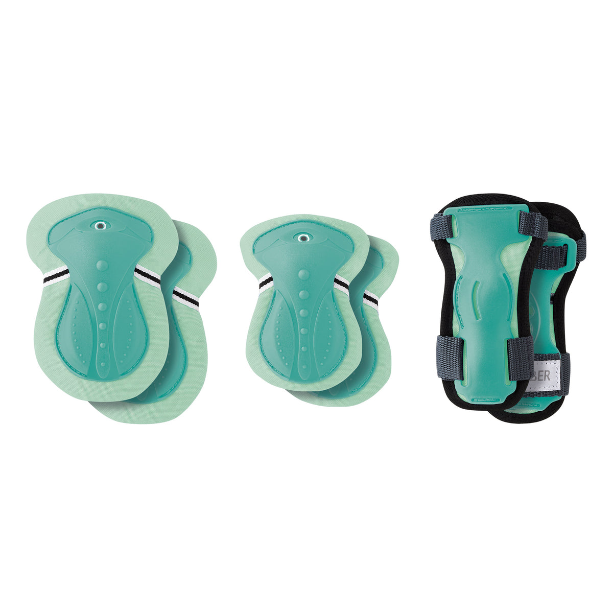 Globber Protective Pad Set Knee, Wrist & Elbow [sz:xs Col:mint]