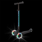 Globber Primo Foldable Scooter With Lights [col:neo Chrome]