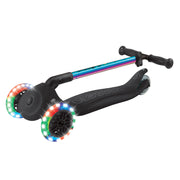 Globber Primo Foldable Scooter With Lights [col:neo Chrome]