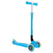 Globber Primo Foldable Lights Scooter [col:sky Blue]