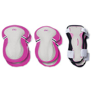 Globber Protective Pad Set Knee, Wrist & Elbow [sz:xs Col:deep Pink]