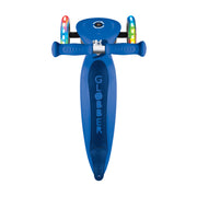 Globber Primo Foldable Lights Scooter [col:dark Navy Blue]
