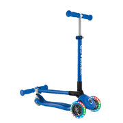 Globber Primo Foldable Lights Scooter [col:dark Navy Blue]