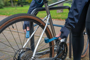 Hiplok Switch 85 Folding Lock [col:blue Type:key]