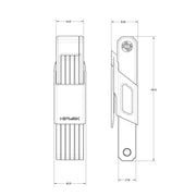 Hiplok Switch 85 Folding Lock [col:blue Type:key]