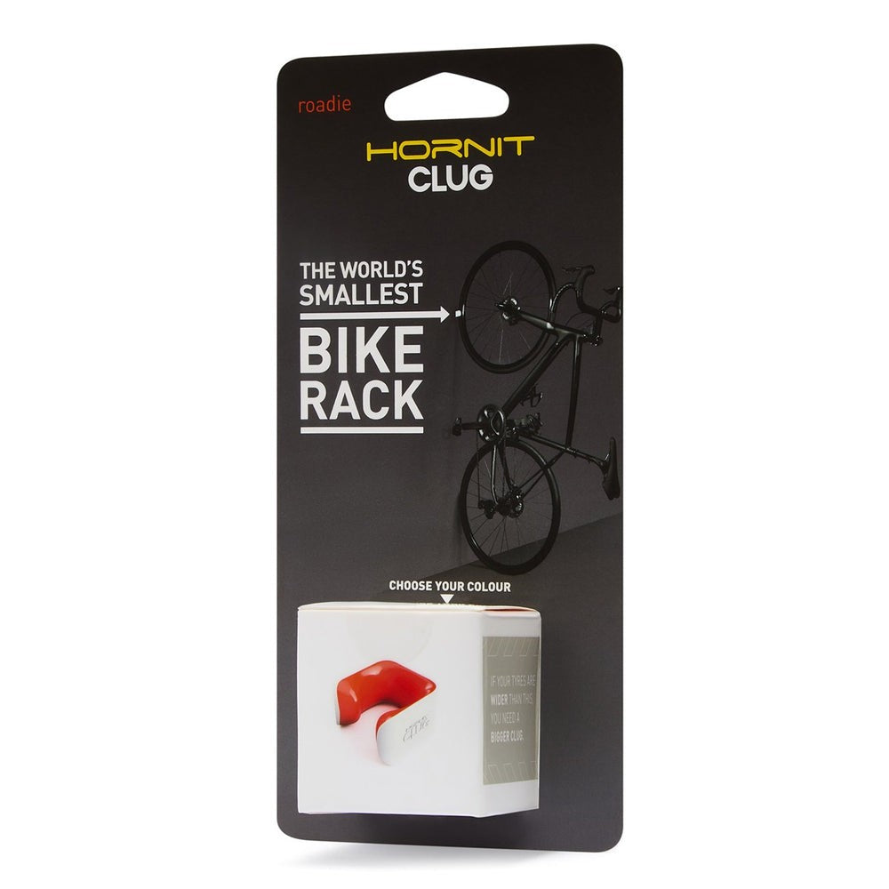 Hornit Clug Bike Rack For Road Bike Tyre Width 23-32mm White/orange