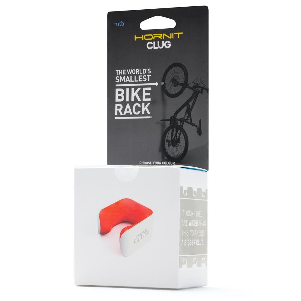 Hornit Clug Bike Rack For Mtb Bike Tyre Width 1.75-2.25 White/orange