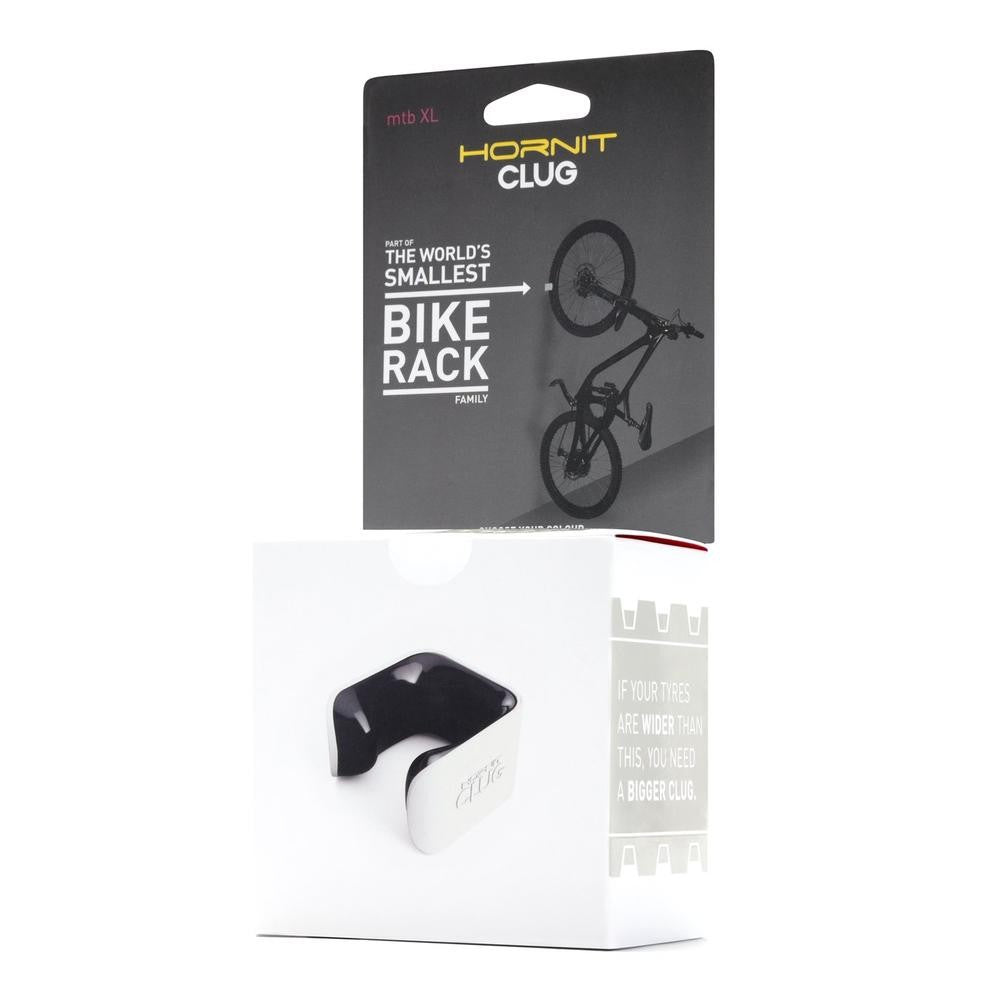 Hornit Clug Bike Rack For Mtb Xl Bike Tyre Width 2.3-2.7 White/black