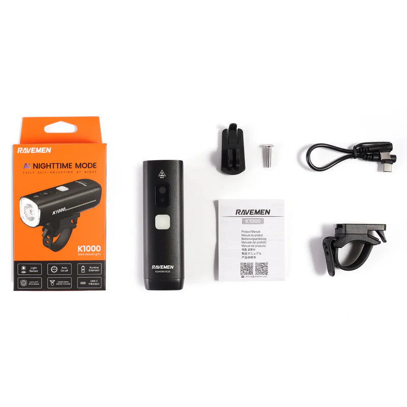 Ravemen K-series Ai Night Riding Mode Light [sz:1000 Lumen]