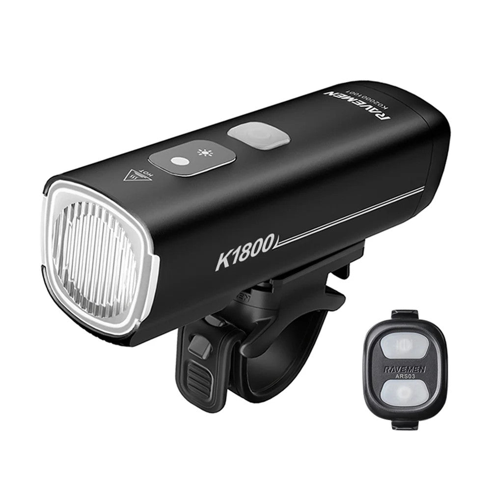 Ravemen K-series Ai Night Riding Mode Light [sz:1800 Lumen Type:front]