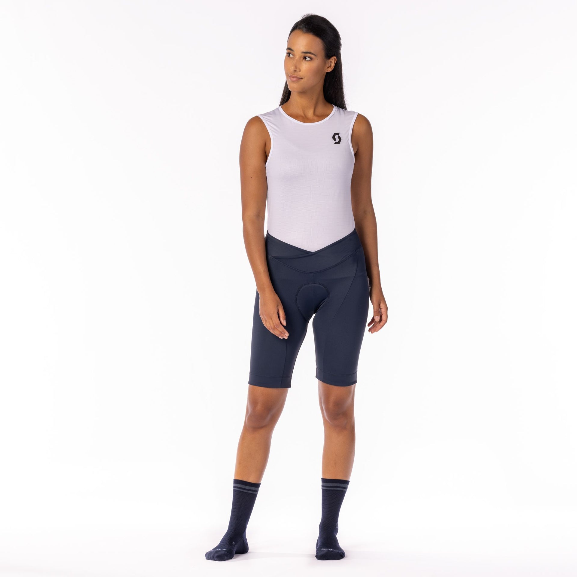 Scott Endurance 40 + Shorts Womens [sz:sm Col:black/dark Grey]