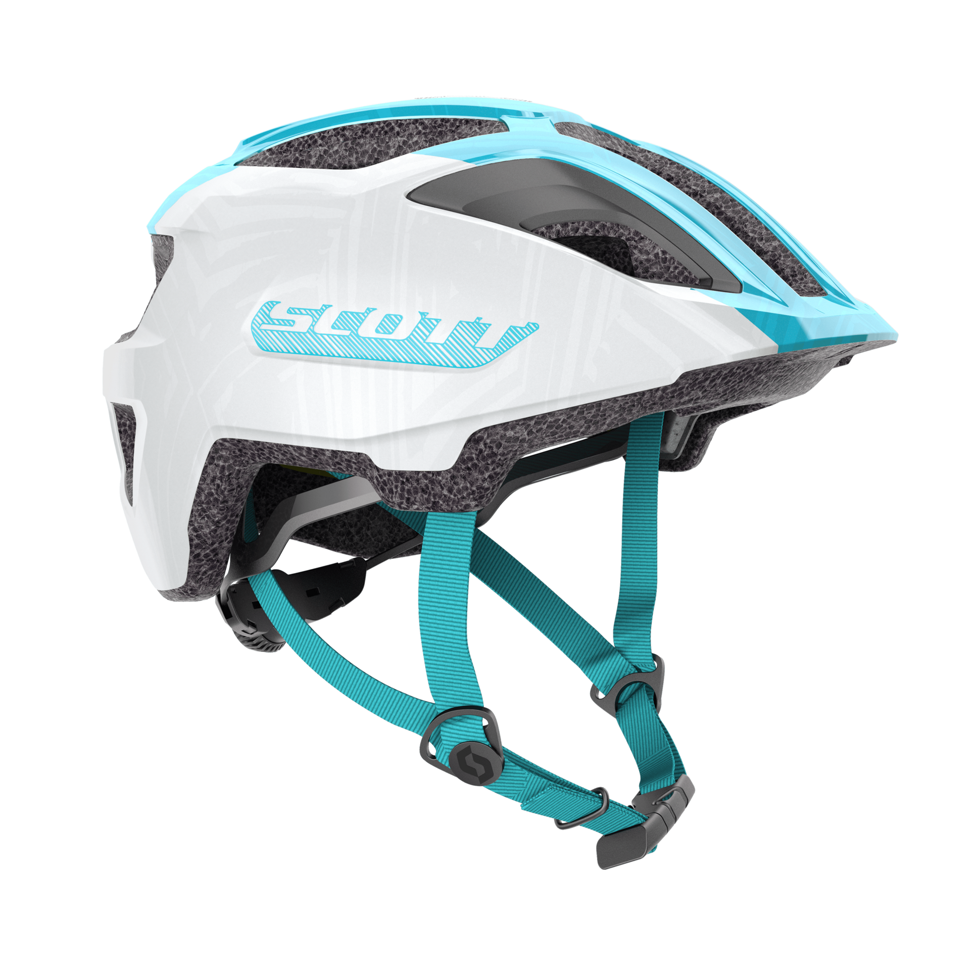 Scott Spunto Junior Helmet 2026 [sz:yth Md Col:pearl White/breeze Blue]