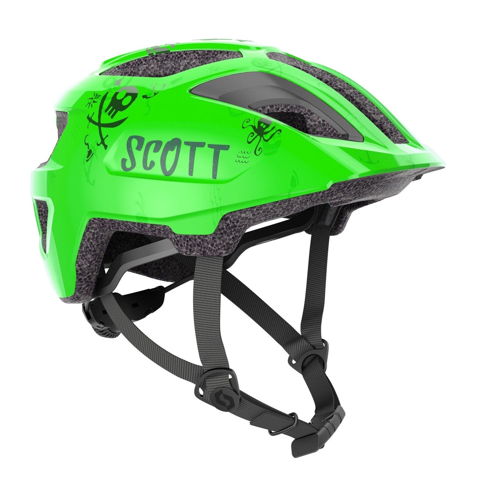 Scott Spunto Junior Helmet 50-56cm Fluro Green 